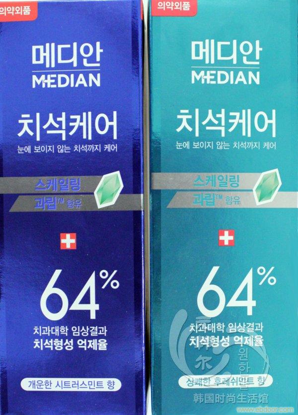 麦迪安64%牙膏  蓝色柠檬薄荷香