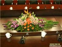 香槟玫瑰百合台花-上海鲜花店