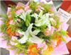 百合1枝康乃馨11枝扶郎11枝-上海市陕西南路鲜花店