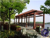 上海防腐木花架图片