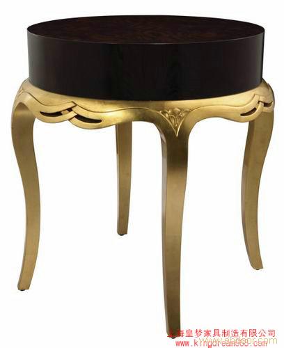 上海新古典家具推荐品牌,皇梦实木茶几,休闲茶