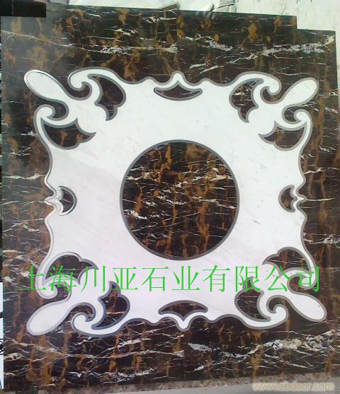 大理石拼花地坪，铝蜂窝复合大理石-cy-06