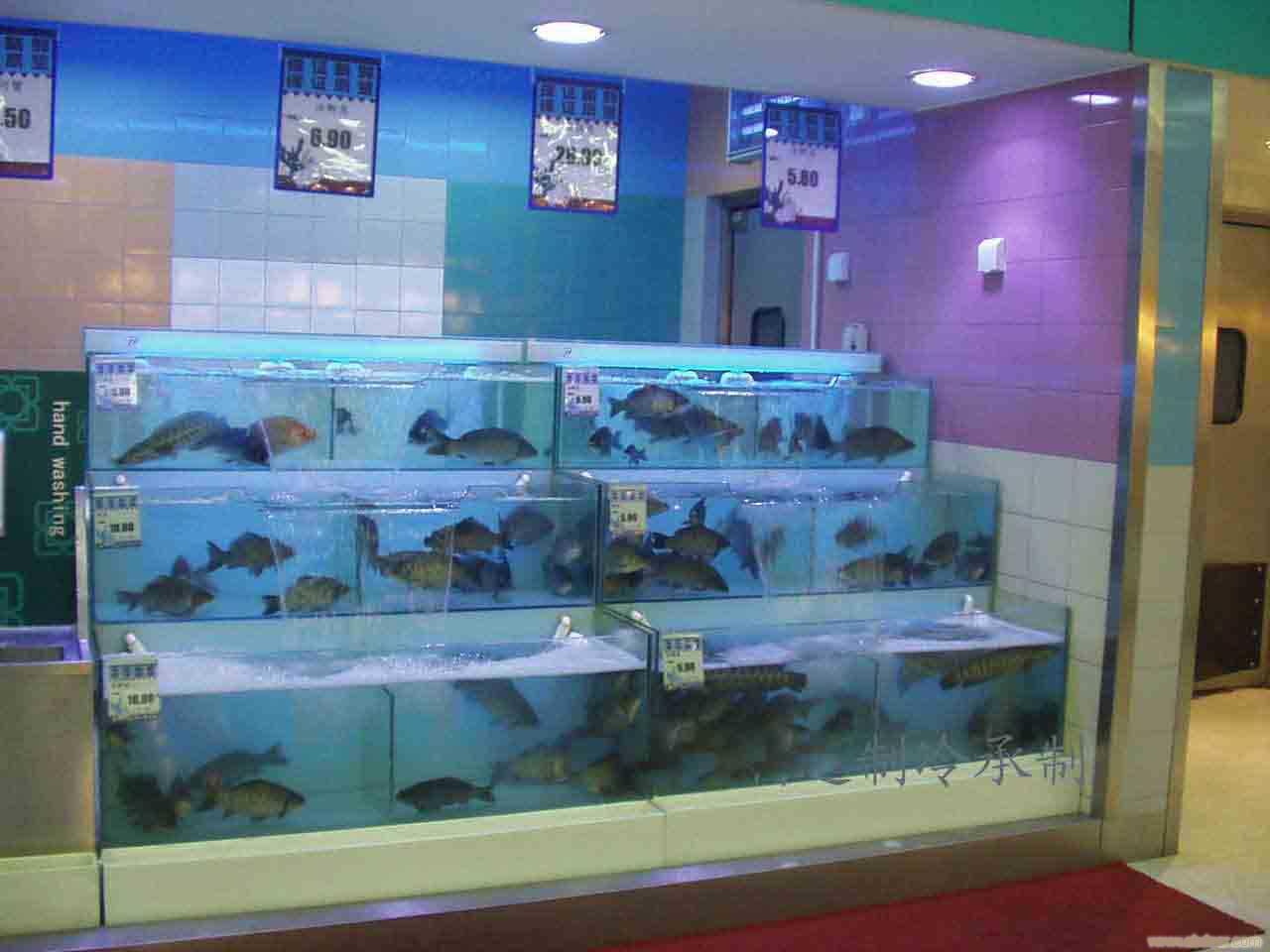 上海松江订做酒店海鲜池|九亭鱼缸订做|海鲜池松江订做