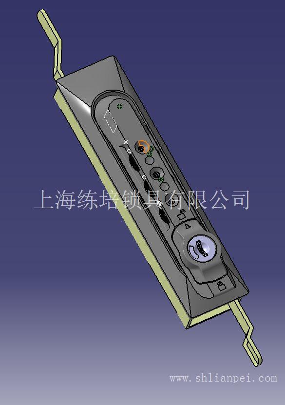 MS861-5A连杆式密码锁,机柜安全锁,机械密码门锁,个性化设置密码,提高机柜的安全性能