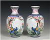 50件玛瑙红描金花鸟对瓶（3）  武汉陶瓷工艺品