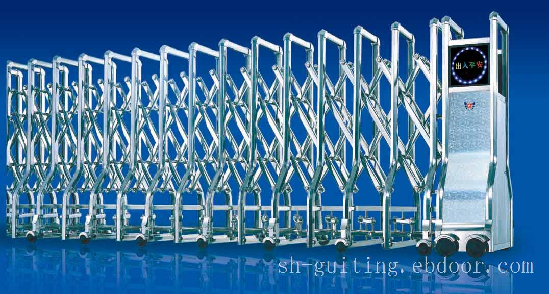 精钢明珠A：上海闵行伸缩门/上海闵行伸缩门厂家/上海闵行哪有做伸缩门