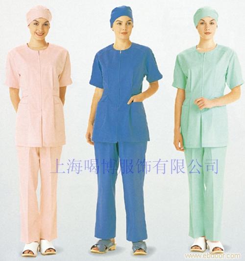 美容护士工作服订做�