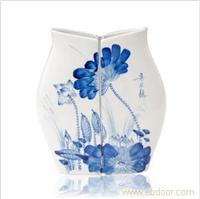 上海景德镇陶瓷青花瓶价格|手绘青花釉里红花瓶