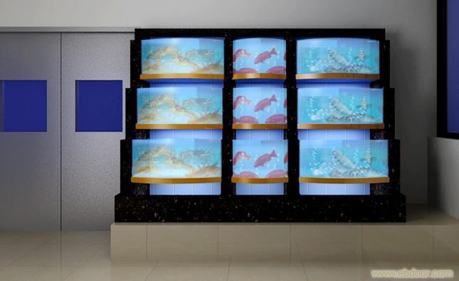 上海无锡江苏泰兴泰州订做酒店海鲜池观赏鱼缸订做鱼缸保养鱼缸订做水族箱
