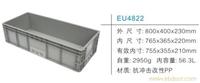 EU4822塑料标准物流箱  塑料物流箱规格-上海物豪