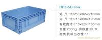 HPZ-5C标准平折式折叠箱 上海塑料物流箱报价-上海物豪