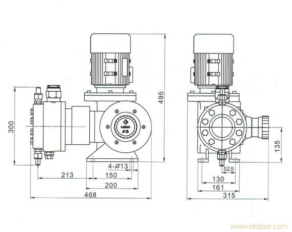 J-Z柱塞式计量泵/上海计量泵/计量加药泵/加药泵厂家DGmachine