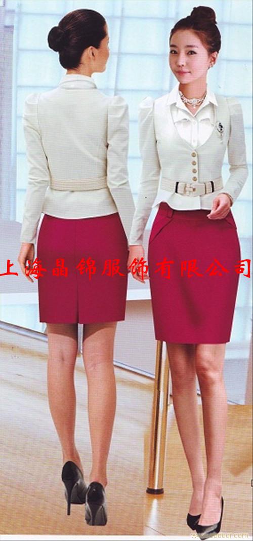 供应女式制服   女式职业套装定做  定做职业装