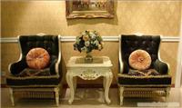 上海欧式沙发 小件套组合 两独椅+小桌子
