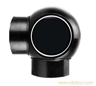 球型四通90度/135度/180度 同层排水PE管件 球通 水管接头配件