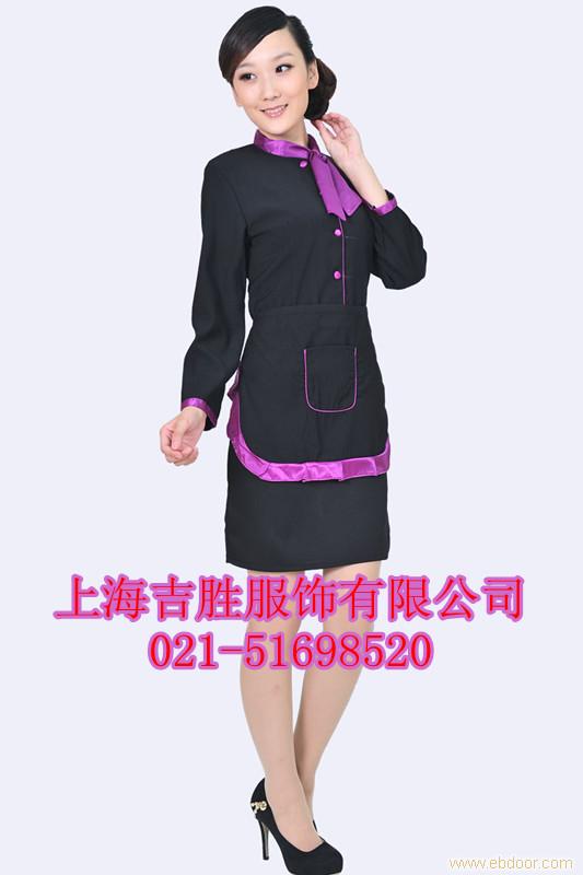 酒店工作服秋冬装 女 制服套装 酒店服装定做 茶艺茶楼服装