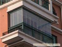 上海铝合金门窗定制/上海无框阳台安装