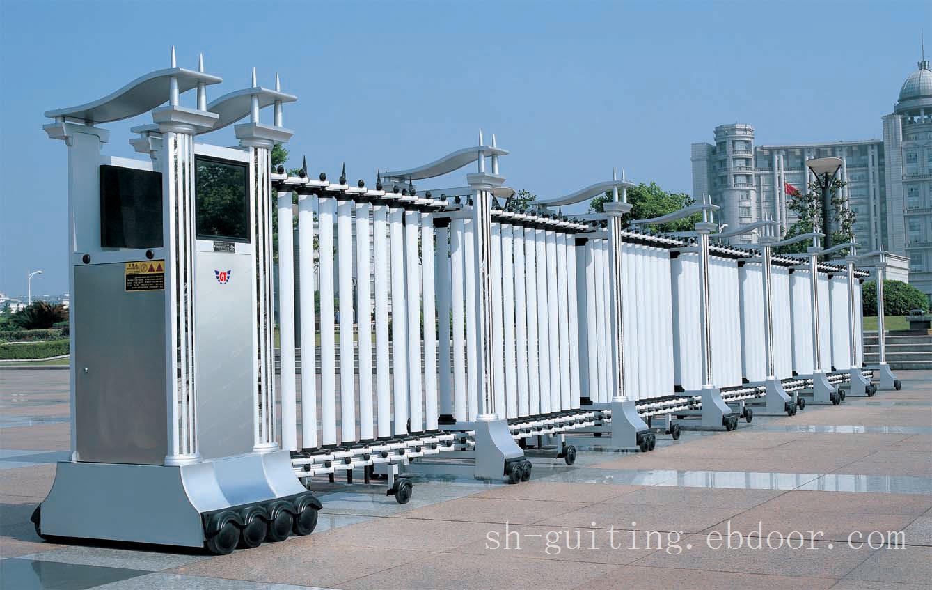 银钢铁长城B：电动门/伸缩门/电动伸缩门/电动门厂家