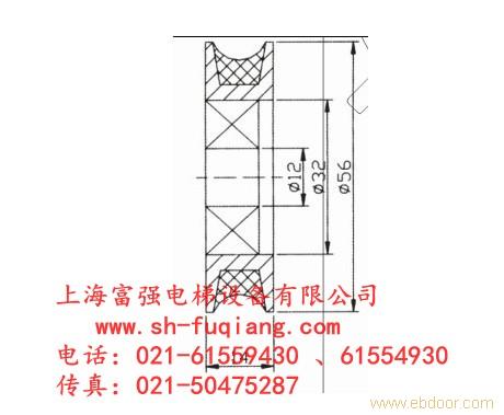 三菱56门挂轮