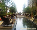 上海人物动作雕塑�