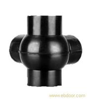 球型四通90度/135度/180度 同层排水PE管件 水管接头配件