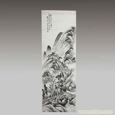 汪仲英《山水》名人字画鉴定拍卖/中国艺术收藏品交易