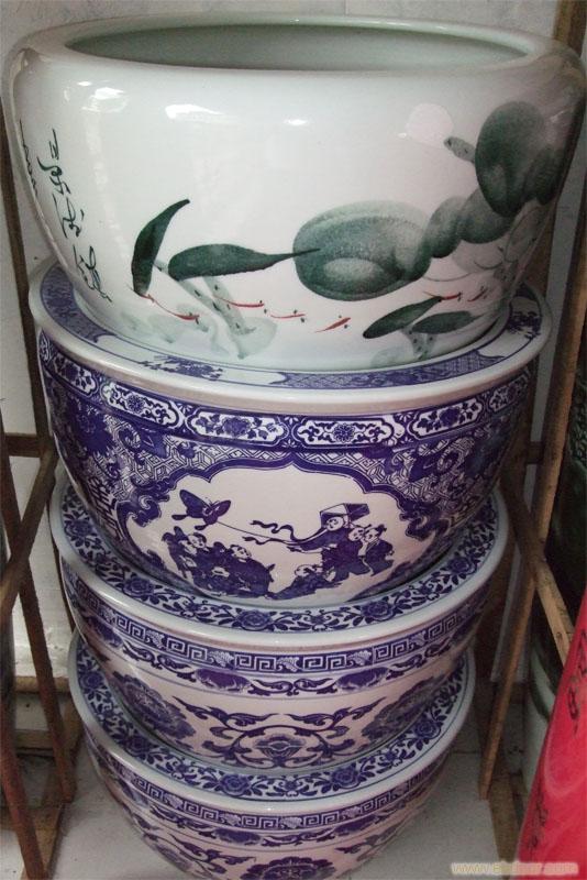 景德镇陶瓷鱼缸批发上海价格