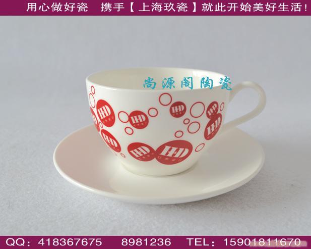 【品质保障】定制骨瓷咖啡杯碟-【45%含量骨粉】骨瓷咖啡杯广告杯碟定制