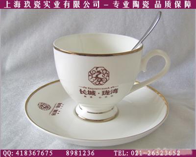【品质保障】定制骨瓷咖啡杯碟-【45%含量骨粉】骨瓷咖啡杯广告杯碟定制