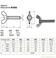 DIN316 蝶型螺栓 
