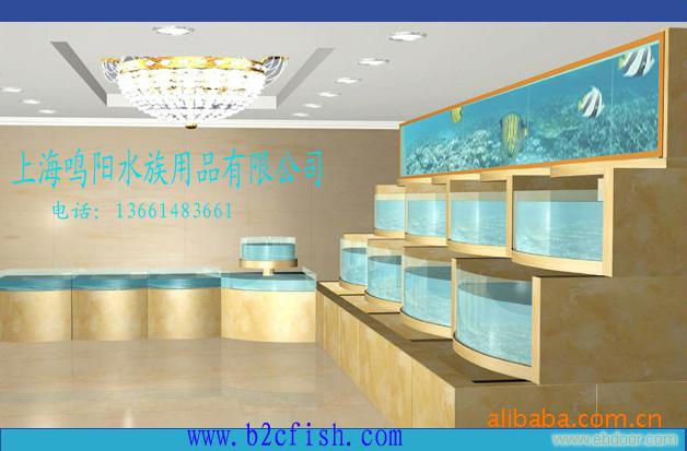 上海订做鱼缸|上海订做海鲜池订做|观赏鱼缸|风水鱼缸