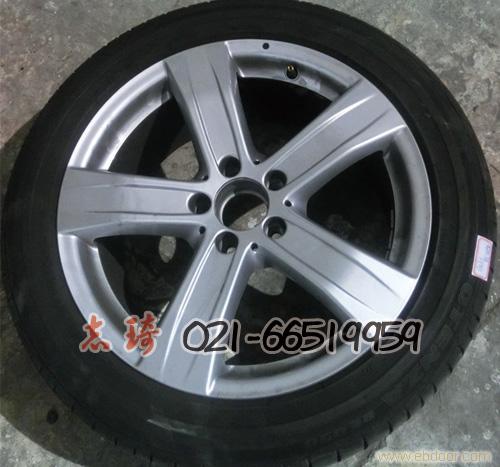 奔驰S350 S400 18寸五幅汽车铝合金轮毂 钢圈 铝圈电镀加工 黑电镀