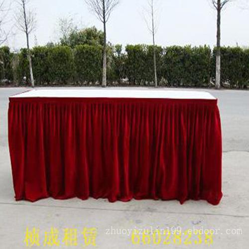 白台布红围裙 ZC-020,上海会议桌椅租赁