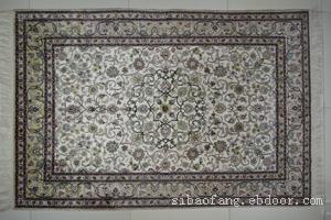 上海浦电路13号handmade silk carpet/rug