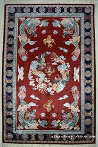 mandmade silk carpet 上海手工真丝地毯