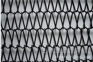 上海厂家供应不锈钢金属垂帘螺旋网装饰网帘 上海信奥