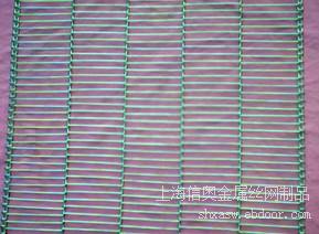 上海供应幕墙网乙字形金属垂帘金属网帘 金属装饰网