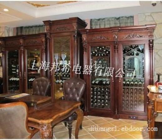 实木红酒柜_上海红酒柜_红酒柜定制