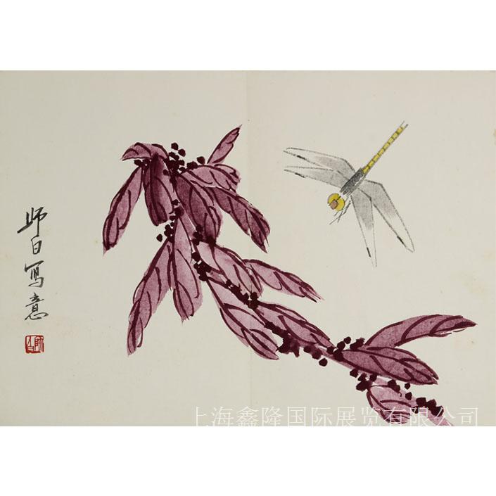 娄师白花卉草虫册页