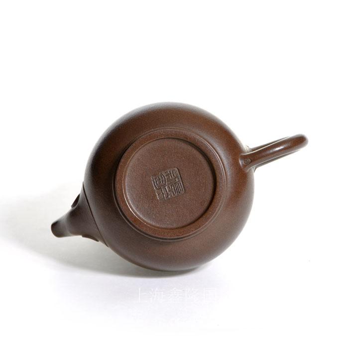 顾景舟款如意云头紫砂壶