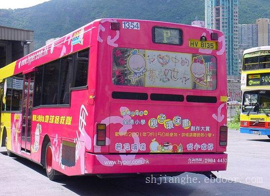 上海江河广告发布-公交车车身广告