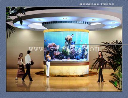 定做鱼缸/海鲜缸/亚克力鱼缸订做/上海大型水族工程承包公司