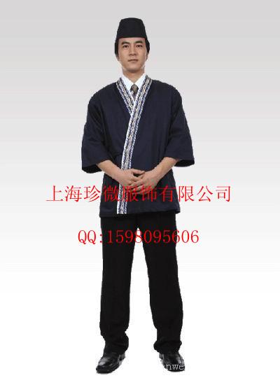 供应铁板烧服装/火锅店服务员服装/料理店服装定做