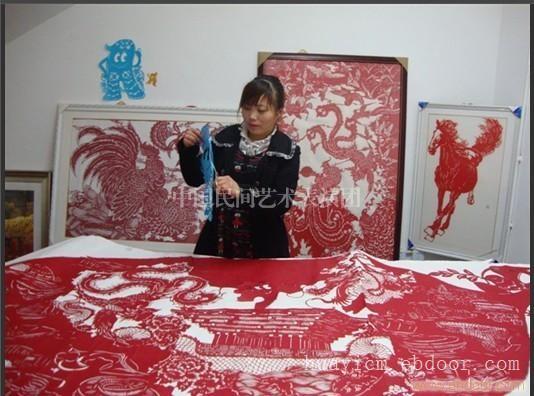 上海艺术剪纸-华艺民间手工艺术表演