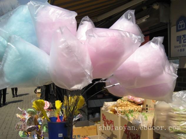 彩色棉花糖-上海民间艺术小吃
