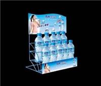 加工订做 产品金属展示架 矿泉水展示架 纯净水品牌展示架