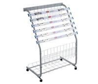 不锈钢杂志架 展示架 展示柜 精品展示架