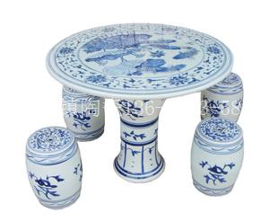 景德镇陶瓷桌椅在上海哪里有卖-别墅庭院阳台陶瓷桌 花园户外防腐蚀陶瓷桌子