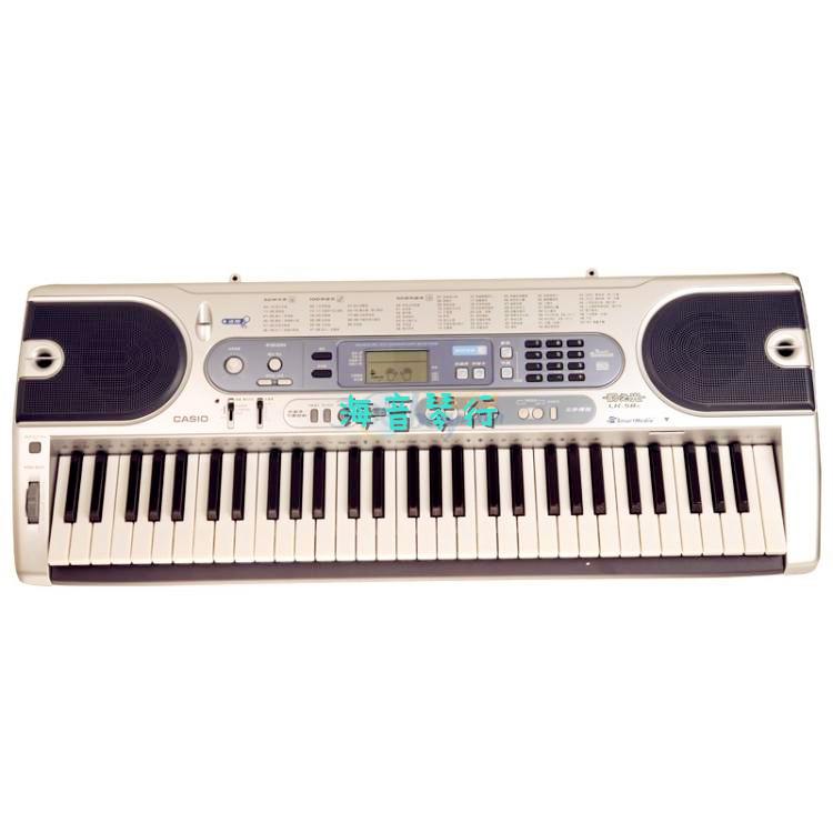 上海电子琴专卖店_卡西欧Casio61键发光电子琴LK-58S