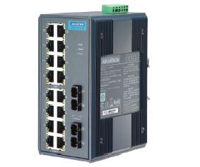 EKI-7526I研华16端口宽温非网管型工业以太网交换机